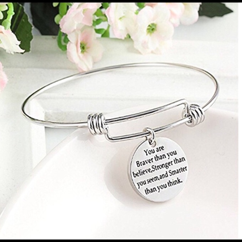 CL🛑Last 1 Inspirational Extendable Bracelet Brave - Picture 2 of 4